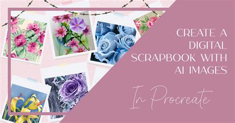 How To Create A Stunning Digital Scrapbook With Ai Images And Procreate