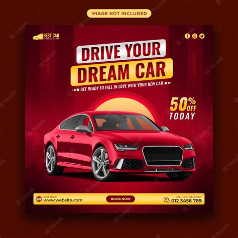 Premium Psd Car Sale Promotion Social Media Post Or Banner Design Template