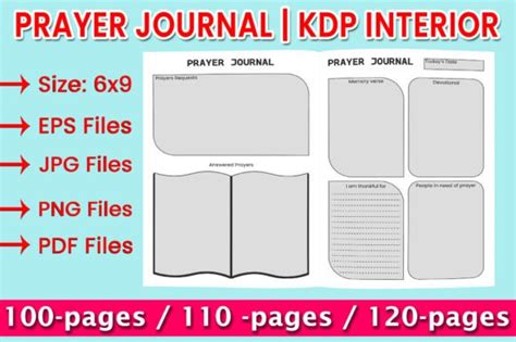 Ready Prayer Journal Kdp Interior Graphic By Kdp King Creative Fabrica