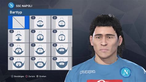 Diego Maradona Face Pes 2017 Youtube