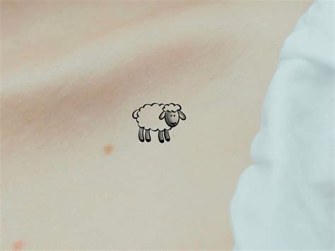 Sheep Temporary Tattoo - Etsy