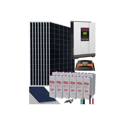 Kit Solar Vivienda Permanente W V Whdia Tecsol Energy