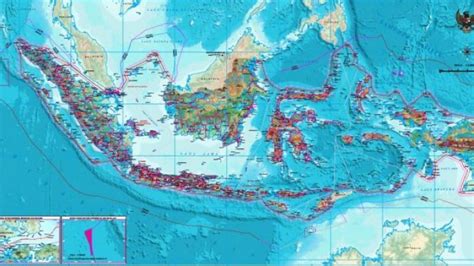 Inilah Peta Baru Indonesia yang Miliki 5 Perbedaan dengan Peta Lama. Wilayahnya Makin Luas ...