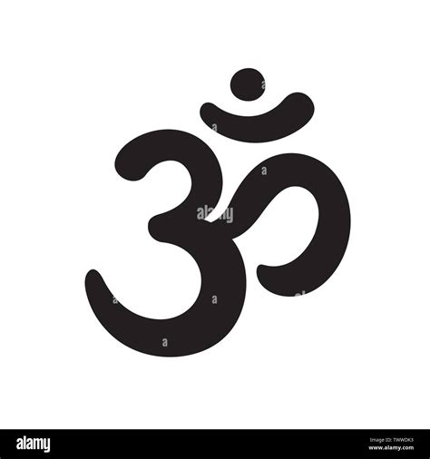 Om Aum Sign Stock Vector Images Alamy