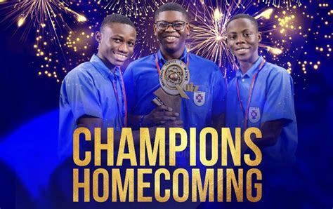 PRESEC Legon celebrates NSMQ 2022 winners - Ghana Weekend