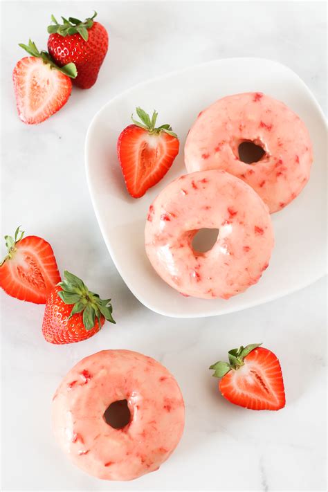 Gluten Free Vegan Baked Strawberry Donuts Sarah Bakes Gluten Free