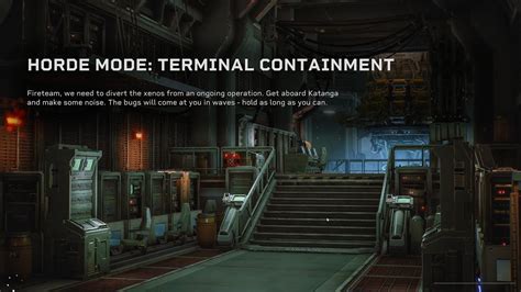 Aliens Fireteam Elite S Intense Terminal Containment Completed