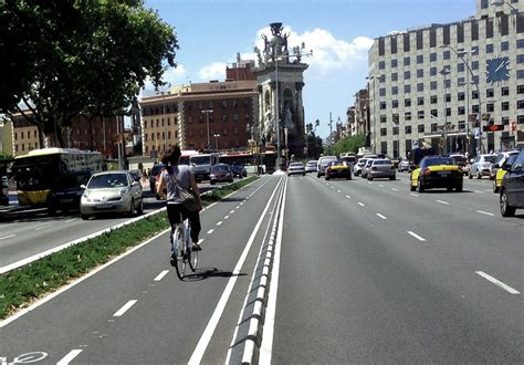 S Parateur De Voies Mompe Pour Pistes Cyclables Av Del Para Lel