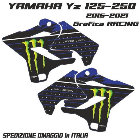 Adesivi In Kristal Yamaha Yz Grafica Racing Serb E