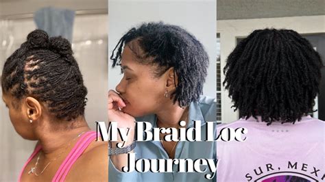 One Year Visual Loc Journey Braided Loc Journey Months To Year