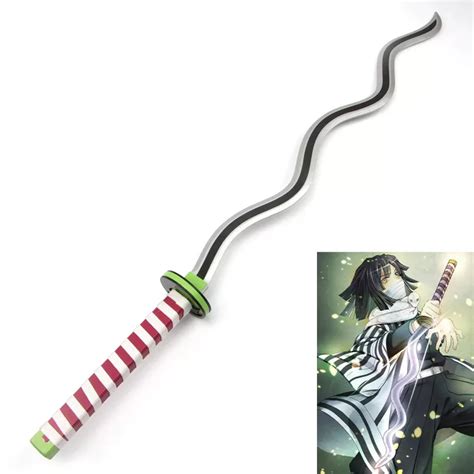 Obanai Iguro Accessories Prop Weapon Serpent Hashira Nichirin Swords