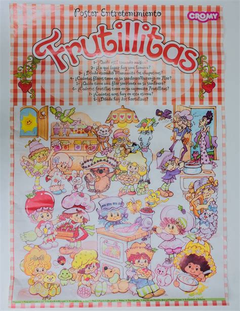 FRUTILLITAS strawberry Shortcake POSTER - Etsy