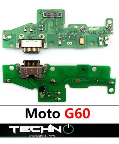 Placa Conector Carga Usb Para Motorola Moto G60 Ci Turbo