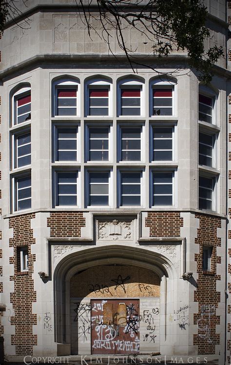 Horace Mann High School Main Entrance Gary Indiana Flickr