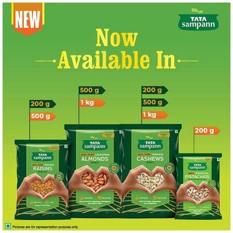 Buy Tata Sampann California Almonds Whole Pure Premium Quality