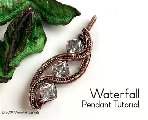 Wire Wrap Tutorialwire Wrapping Pattern Wirearttutorials Waterfall