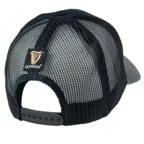 Guinness Trucker Cap Premium Grey W Patch Irish Crossroads