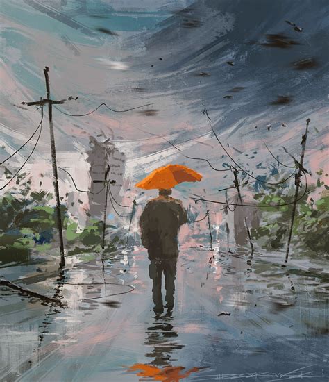 Art of Jacek Irzykowski: Speed painting - Calm In The Storm