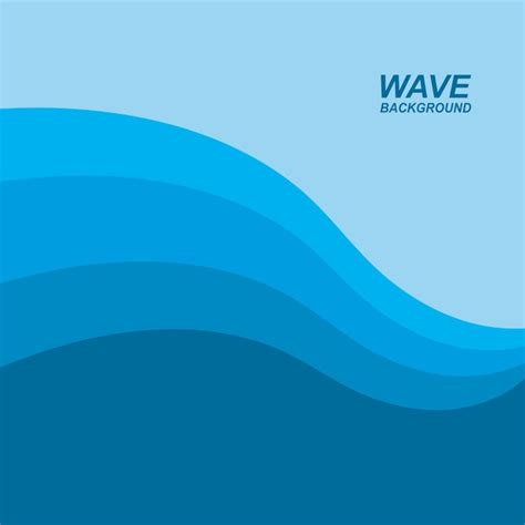 Premium Vector | Wave background vector illustration