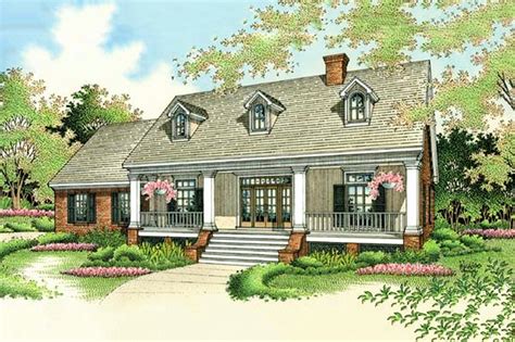 Colonial Style House Plan 3 Beds 2 Baths 1800 Sqft Plan 45 123