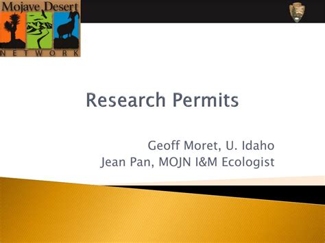 PPT - Research Permits PowerPoint Presentation, free download - ID:1799404