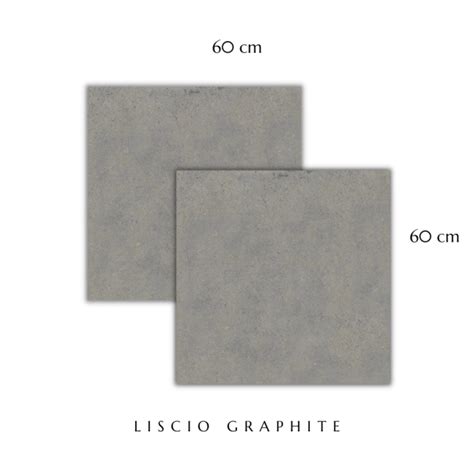 Vite Porcelanato Liscio Graphite Nat 60X60 Elephant