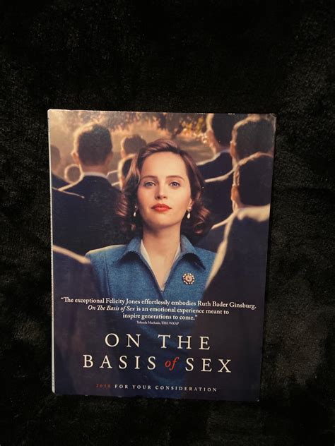 On The Basis Of Sex Dvd Mercari