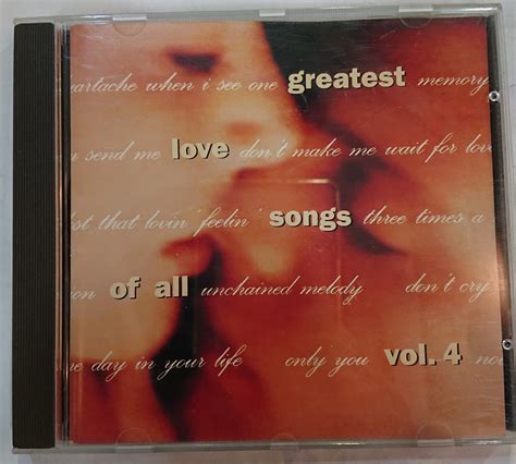 Cd Greatest Love Songs Vol Cd Dvd