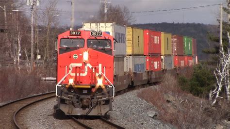 Tier Gevos Lead Stack Train Cn At Birch Cove Approaching