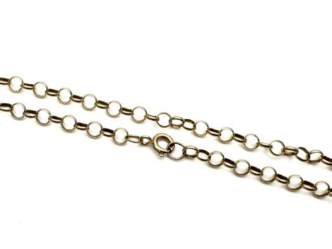 Secondhand 9ct Yellow Gold Round Belcher Chain At Segals Jewellers