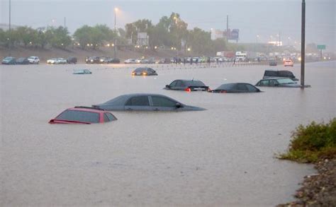 Flooding Hits Phoenix With All Time Record Rainfall Orange County Register