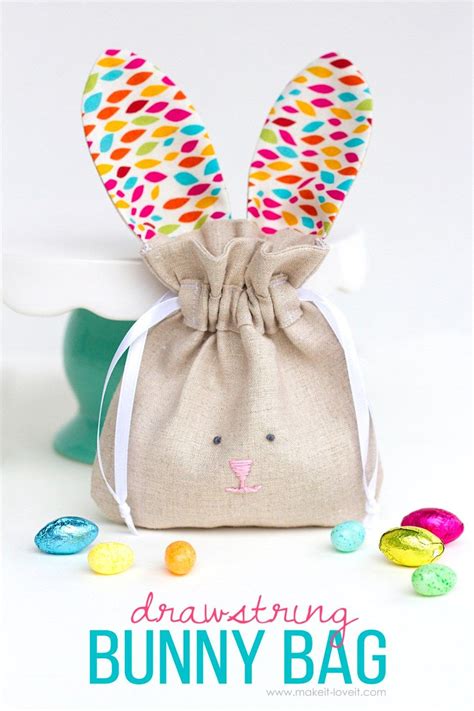 Easter Bunny Bags With Ears Pattern