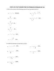 Chem A Problem Set Pdf Chem A Study Session Practice Problems