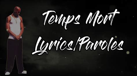 Booba Temps Mort Lyrics Paroles YouTube