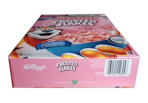 Kelloggs Strawberry Milkshake Flavored Frosted Flakes Cereal 435g15 Oz Box Imported From