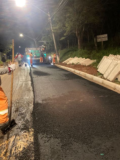 Programa Asfalto Novo Est A Todo Vapor Na Estr Manoel Lages Do Ch O