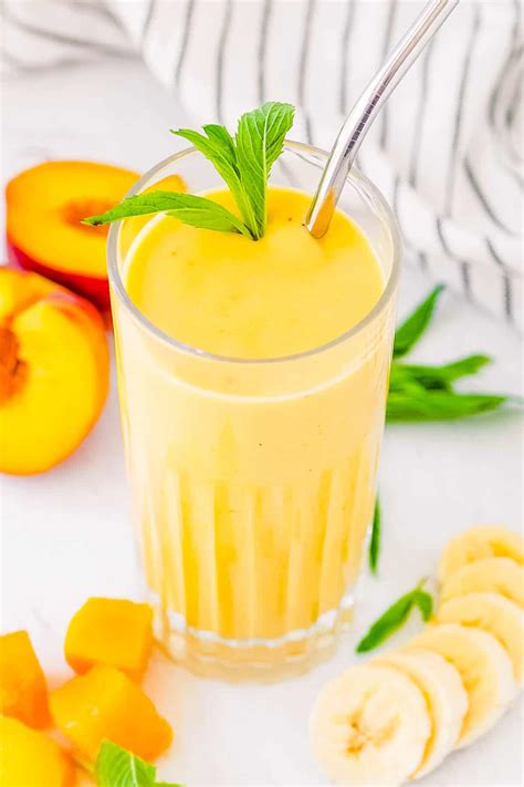 Banana Peach Smoothie JINZZY