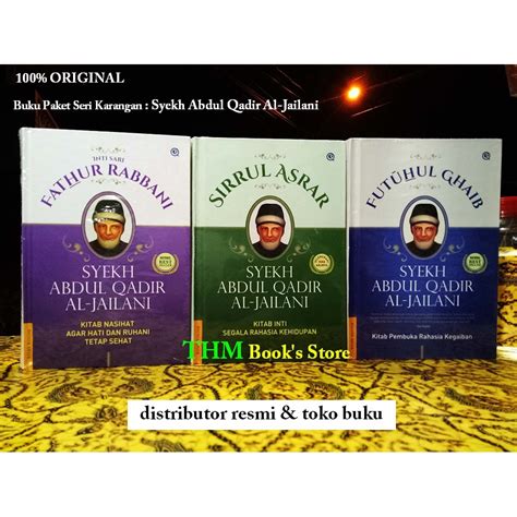 Jual Trilogi Fathur Rabbani Sirrul Asrar Futuhul Ghaib Syekh Abdul