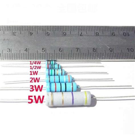 150pcs Lot 2w Metal Film Resistors 1 1k~820k Carbon Film Resistor 5 0 1r 750r 30 Value