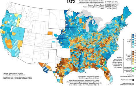 1872 US Presidential Election : r/MapPorn