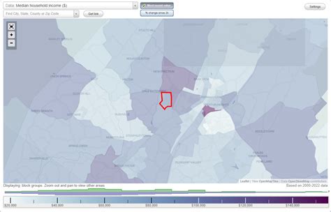 Belmont Estates, Virginia (VA) income map, earnings map, and wages data