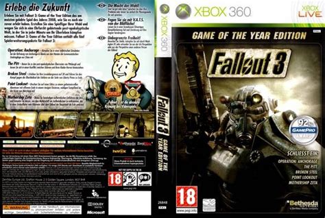 Fallout 3 Game Of The Year Edition Xbox 360 Box Art Cover By Hj00882