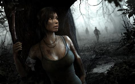 Wallpaper Forest Video Games Artwork Jungle Lara Croft Tomb Raider Mythology Darkness