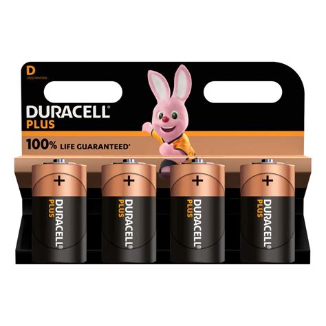 Duracell 100 Plus Power Batteries D Toolstation