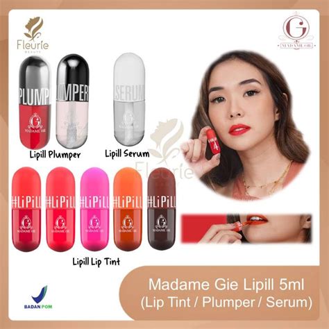 Jual Madame Gie Lipill Lip Tint Kapsul 5ml Shopee Indonesia