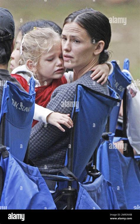 Jennifer Garner Takes Her Two Daughters Violet And Seraphina To Soccer