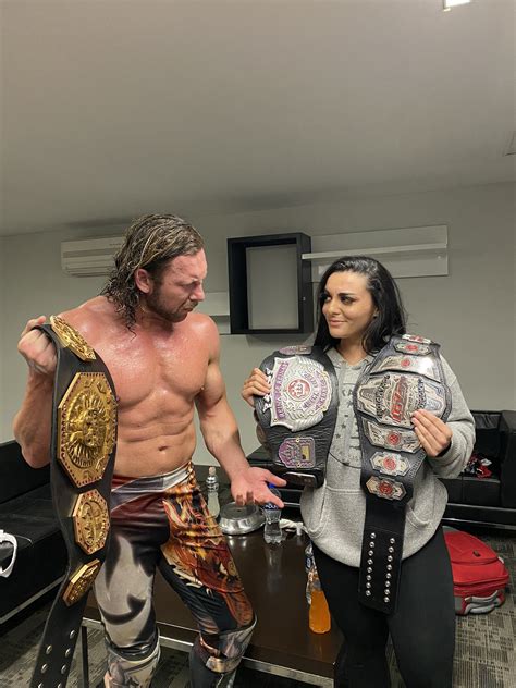 Kenny Omega With A Pic Of Of Him With Deonna Purrazzo “not A Huge