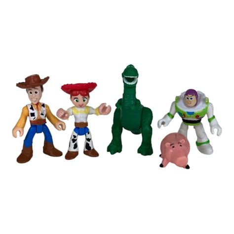 Disney Pixar Toy Story Articulated Mini Figure Imaginext Woody Jessie Rex Hamm £12 34 Picclick Uk