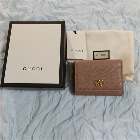 グッチ Gucci 三つ折り財布 プチマーモント ベージュ 新作モデル Blogknakjp