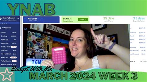 YNAB Budget With Me March Week 3 YouTube